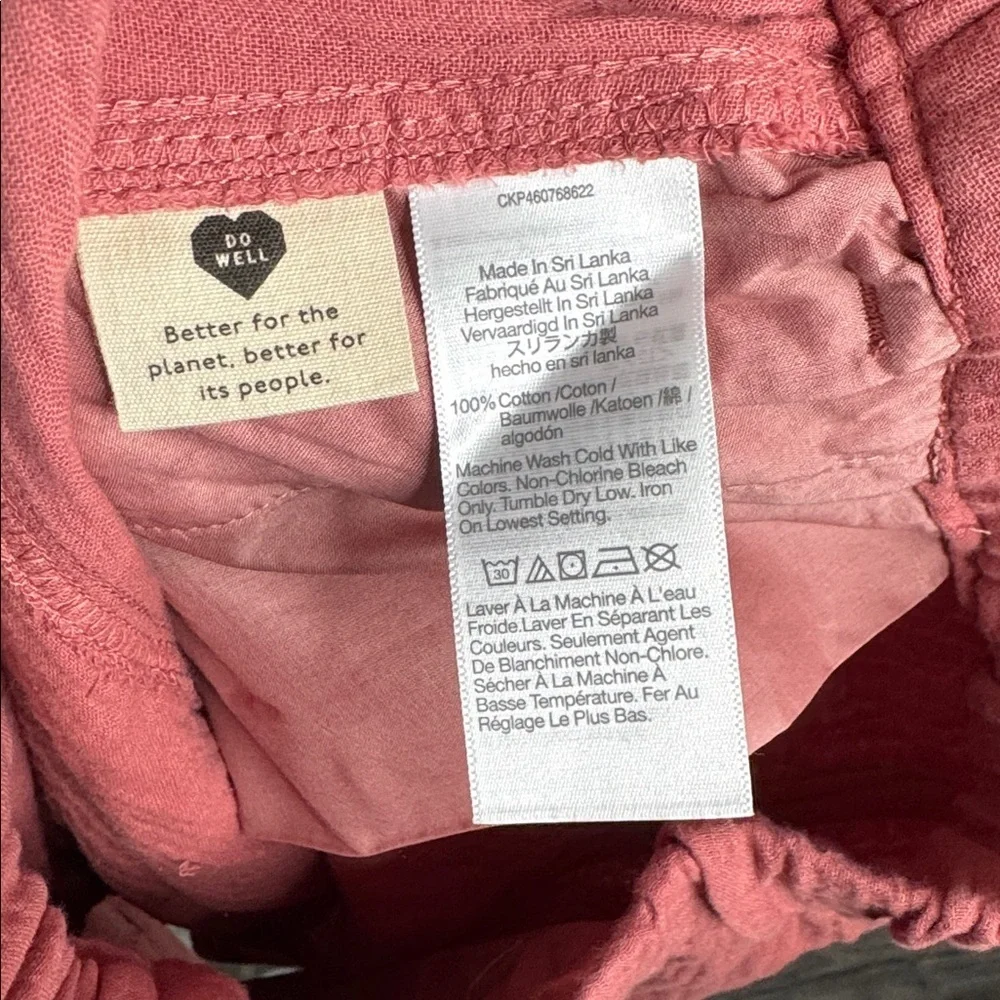 NWT Madewell Easy Pull-On Shorts in Lightspun Vintage Quartz Gauze Shorts Sz XS - Picture 6 of 7